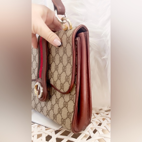 Vintage Gucci GG Supreme Web Sherry Line Bag - Picture 3 of 16